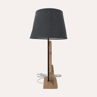 Lampada Barocca con Paralume Incluso. Elegante Lampada da Tavolo per Decorazioni d'Interni