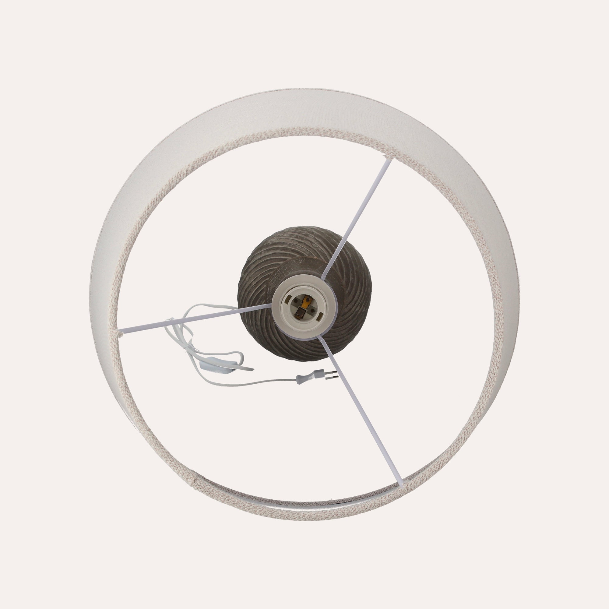 Lampada Attorcigliata con Paralume – Design Moderno per Soggiorno e Camera da Letto