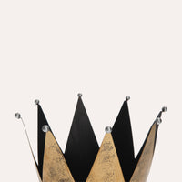 Corona in Metallo Oro Antichizzato per Decorazioni Eleganti