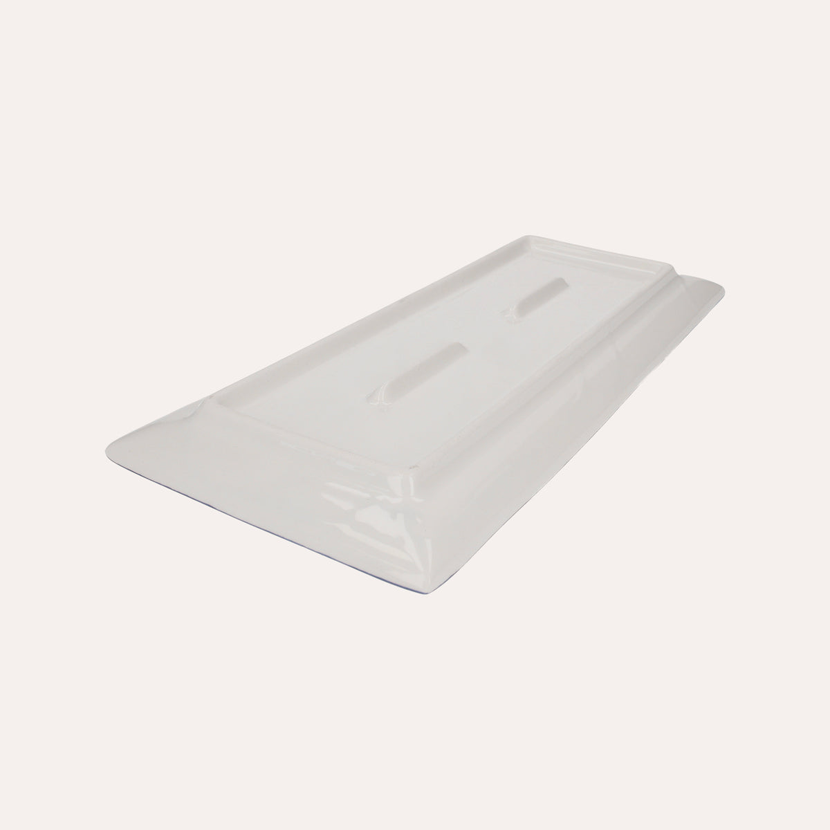 Vassoio Rettangolare in Ceramica con Granchi Blu