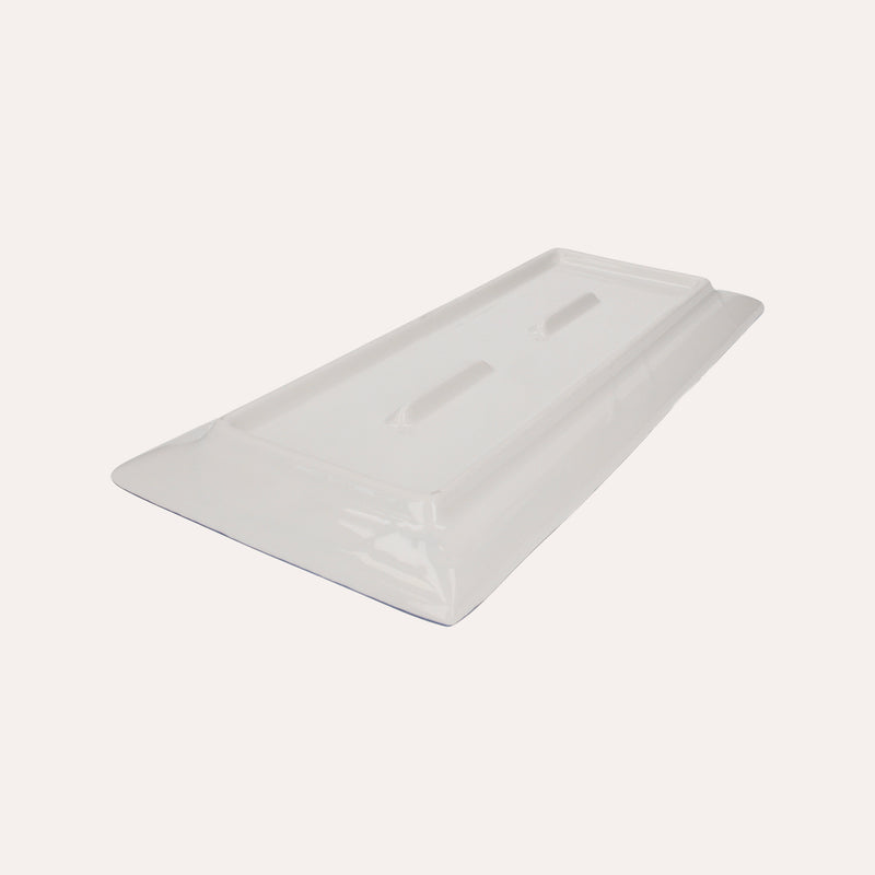 Vassoio Rettangolare in Ceramica con Granchi Blu