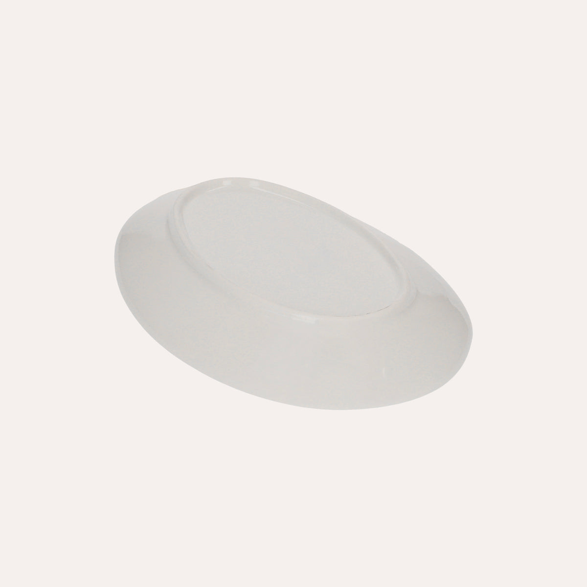 Vassoio Ovale in Ceramica con Pesce Rombo
