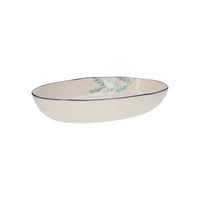 Vasca Ovale in Ceramica con Tartarughe per Insalate