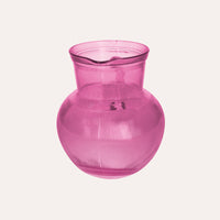 Brocca da Tavola in Vetro riciclato, colore Fucsia, altezza cm 20