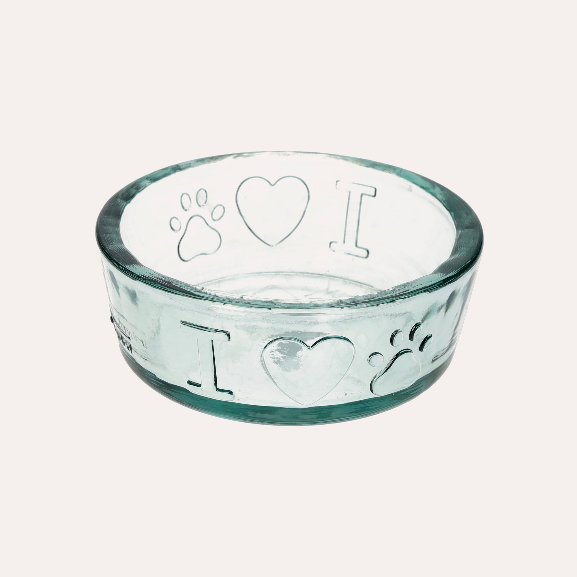 Glass bowl for dog food and water 
