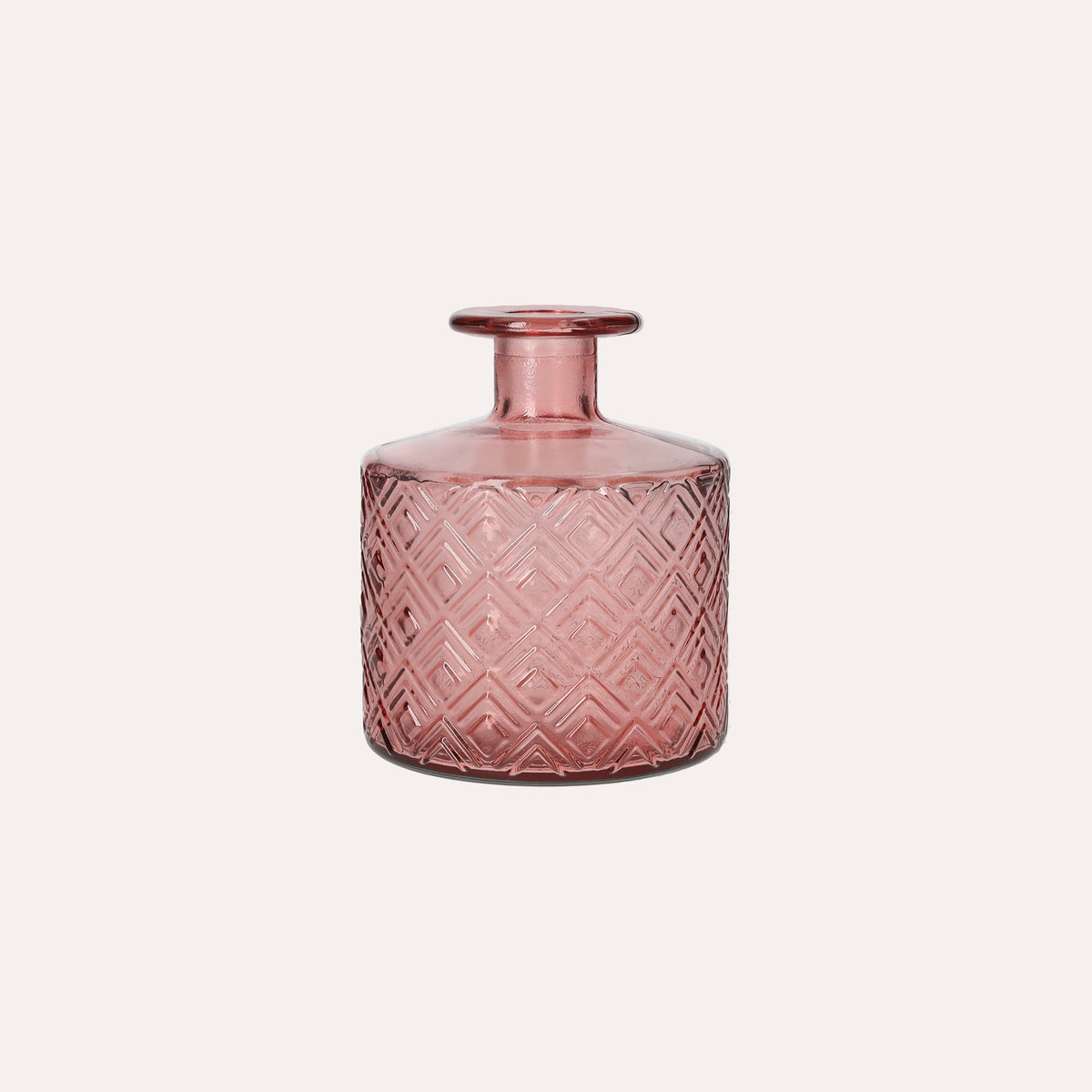 Set of 6 Colorful Recycled Glass Bottles – Mini Decorative Vases for the Home 