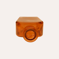 Bottiglia in vetro con Tappo (19x46cm) - Arancio
