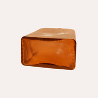 Bottiglia in vetro con Tappo (19x46cm) - Arancio