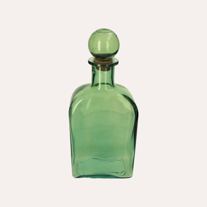 Bottiglia in Vetro con Tappo 19x46 cm – Verde