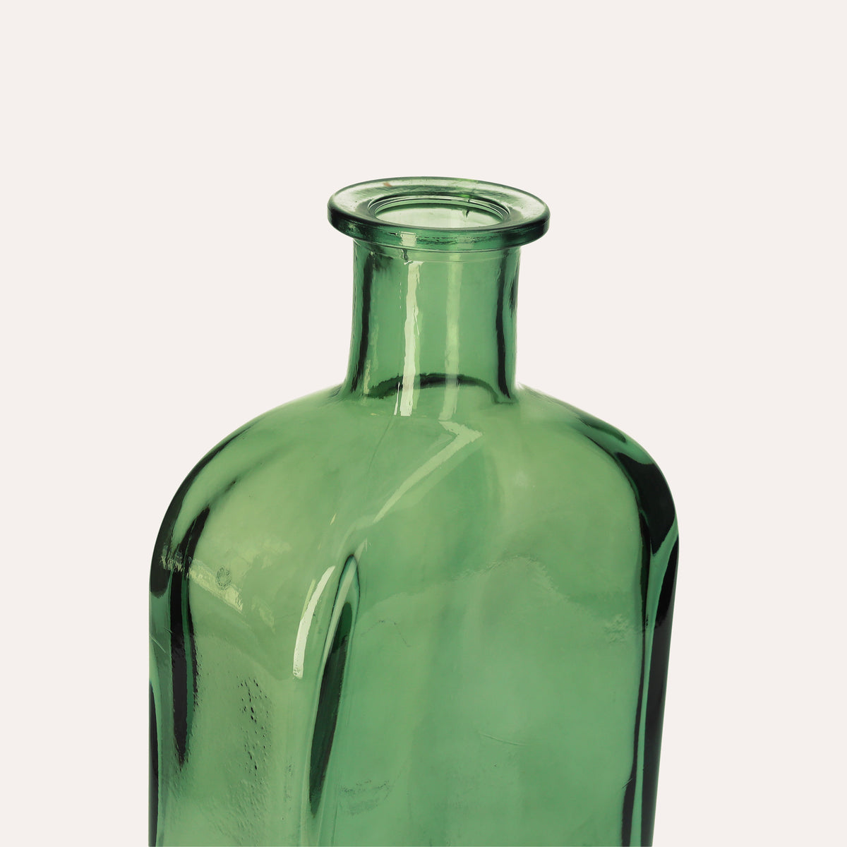 Bottiglia in Vetro con Tappo 19x46 cm – Verde