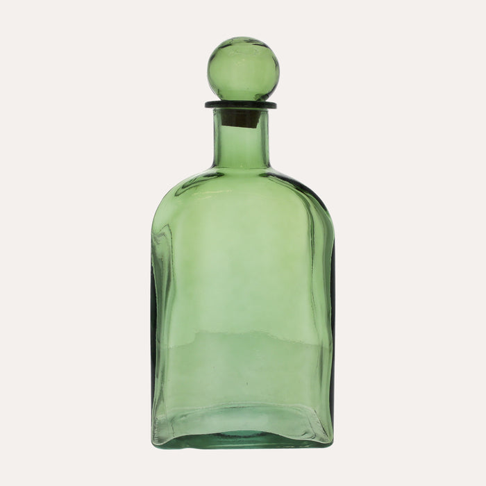 Bottiglia in Vetro con Tappo 19x46 cm – Verde