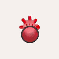 Vaso Fazzoletto in Vetro Riciclato Rosso Trasparente