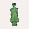 Glass Angel with Green Candle Holder (10x8x34cm)