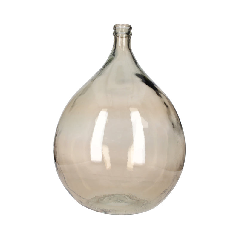 Fiasco Decorativo in Vetro Fumè per Allestimenti Eleganti