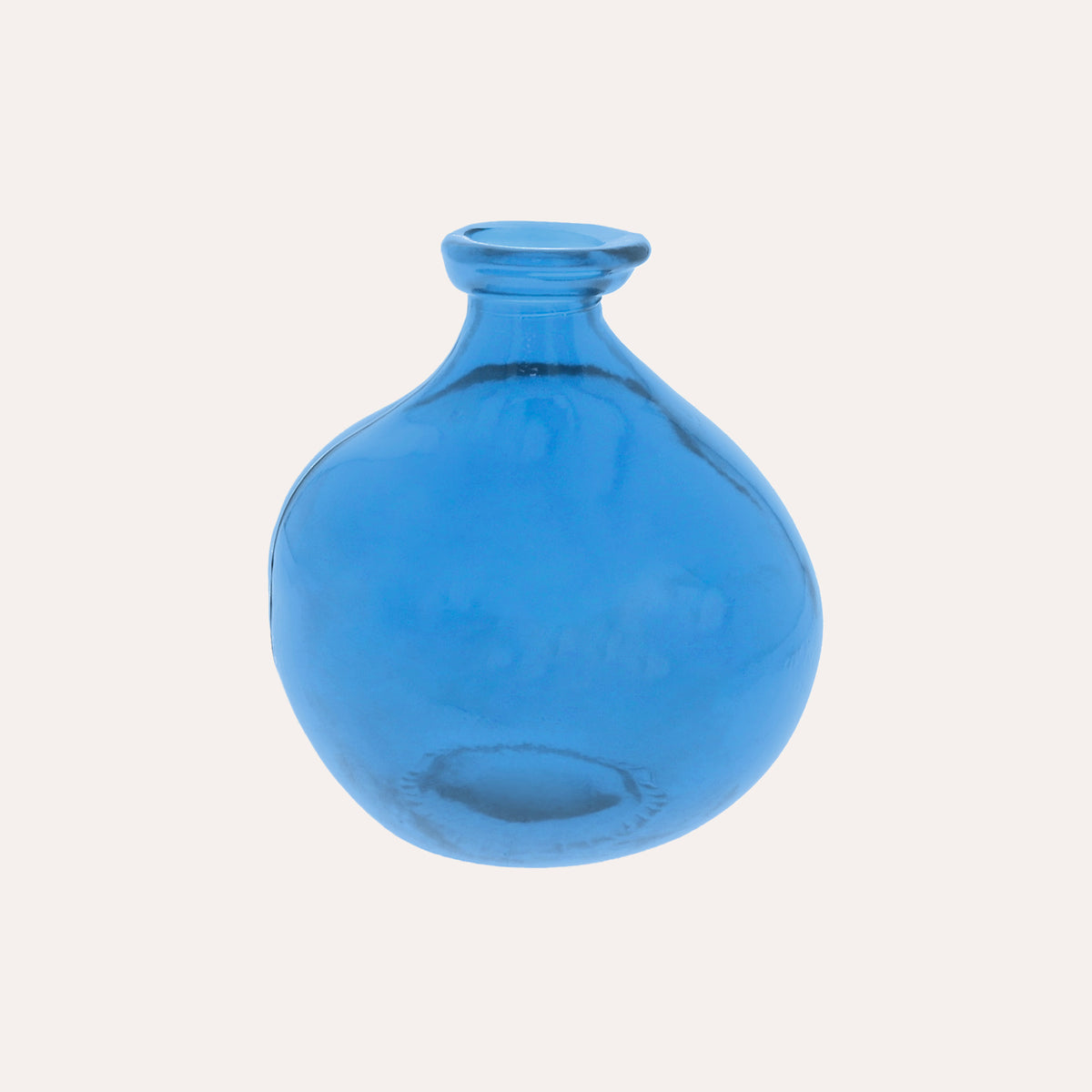 Boccia in Vetro Decorativa (18x16cm) - Blu
