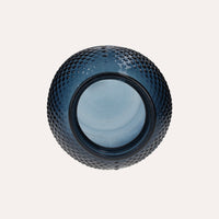 Vaso Decorativo Diamante in Vetro Riciclato Blu Cobalto