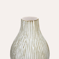 Vaso in Ceramica Avorio e Oliva Elegante e Moderno