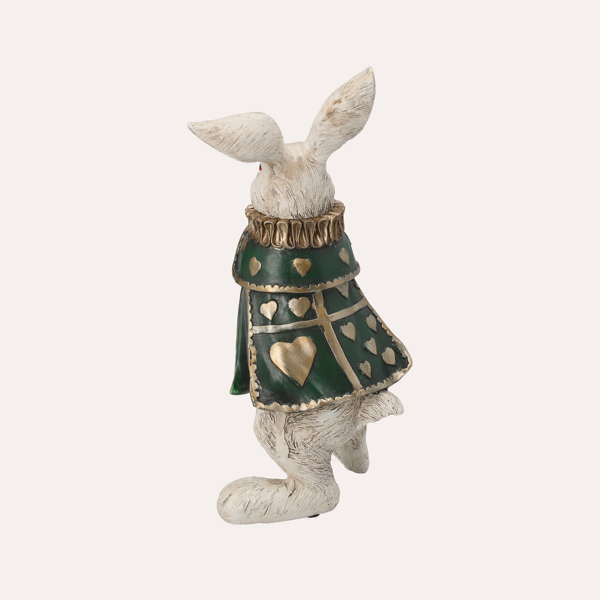 Bianconiglio con Orologio in resina