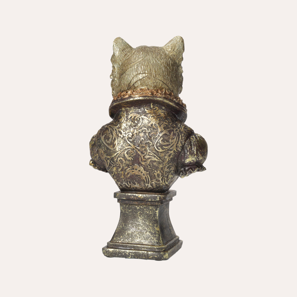 Busto Lupo in Resina – Scultura Decorativa Realistica per Arredo Casa e Ufficio