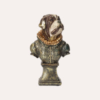 Busto Bulldog in Resina – Scultura Decorativa per Casa, Studio o Negozio