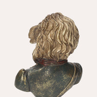 Busto di Leone in Resina – Decorazione Elegante e Realistica