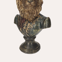Busto di Leone in Resina – Decorazione Elegante e Realistica