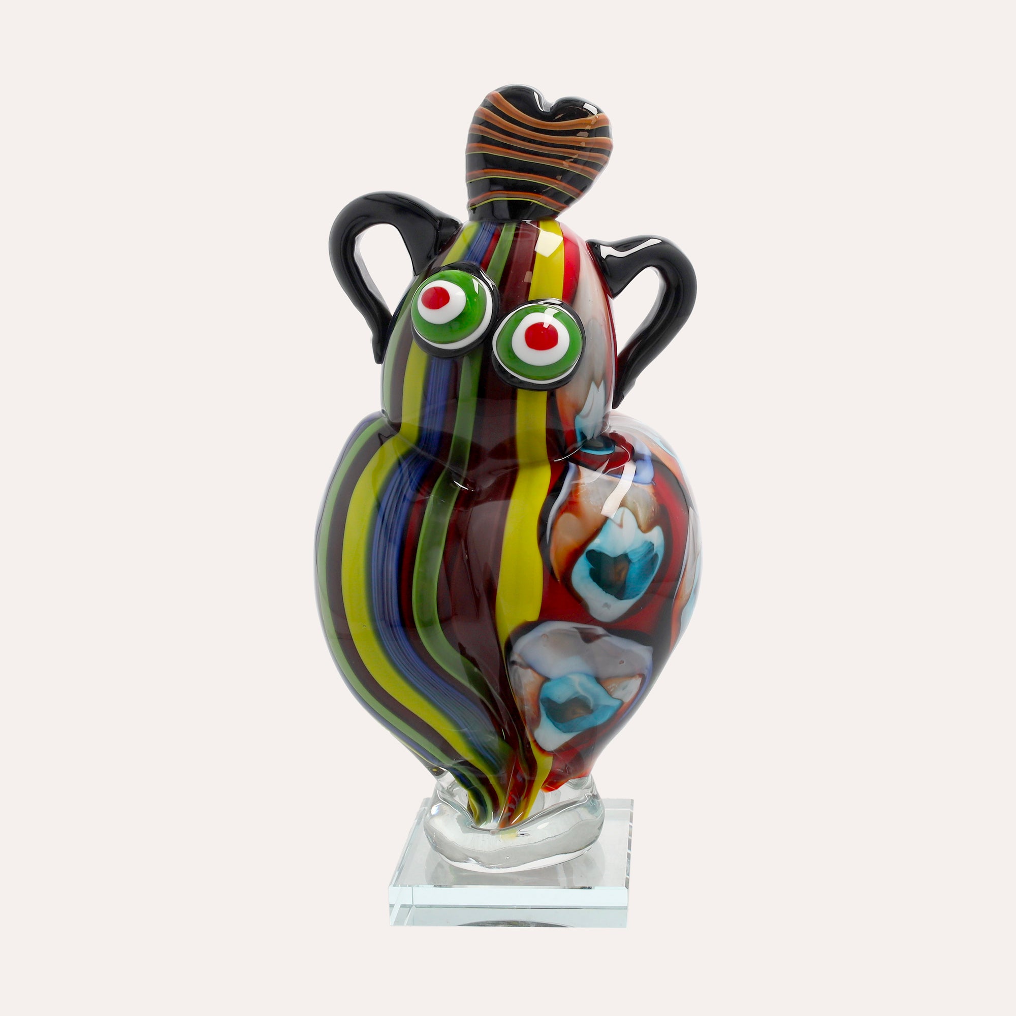 Decorative Glass Woman (35x16 cm) - Multicolored