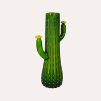 Cactus decorativo in Vetro (19x11x37 cm) Verde