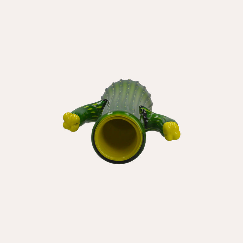 Cactus decorativo in Vetro (19x11x37 cm) Verde