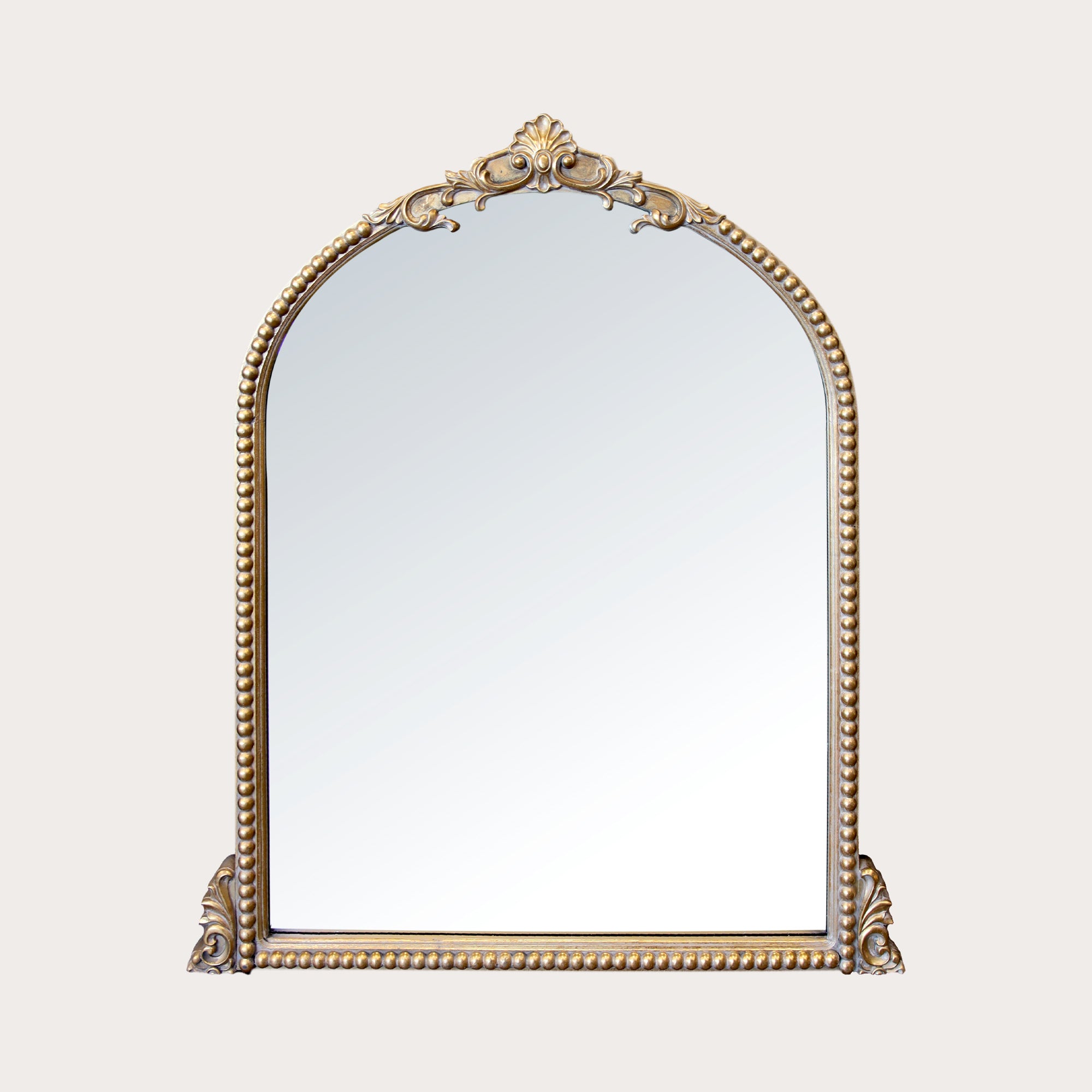 Golden Iron Mirror for Interiors 