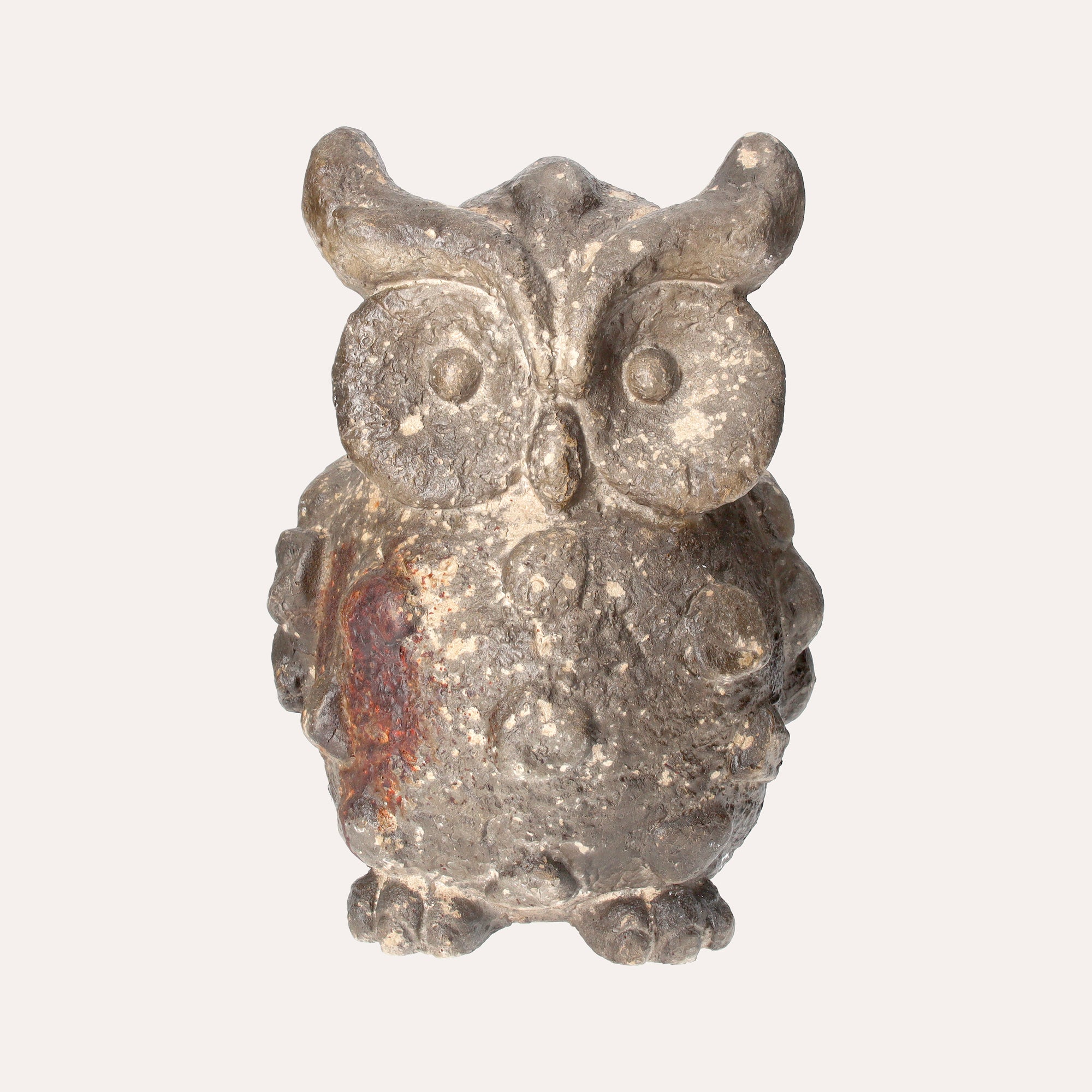 Resin Owl for Indoor and Outdoor Use, Height 40 cm