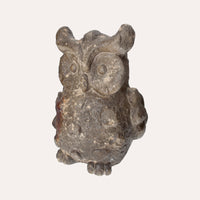 Statuina Decorativa di Gufetto in Resina per Interni ed Esterni, Altezza 40 cm