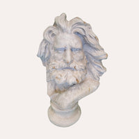 Busto di Poseidone da Appoggio – Dettagli Anticati e Design Unico