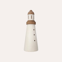 Faro Decorativo in Legno – Stile Nautico per Casa e Ufficio