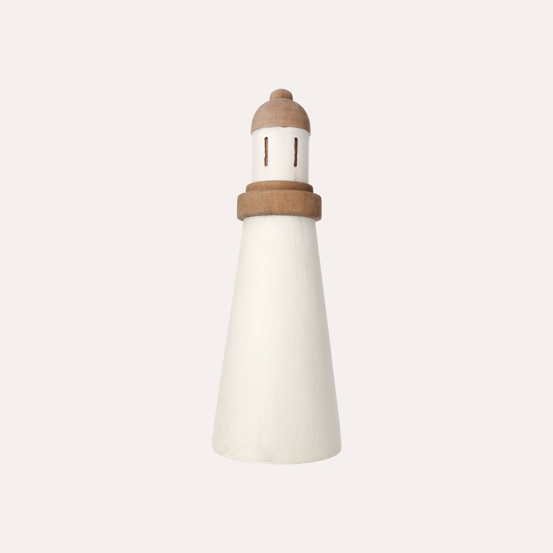 Faro Decorativo in Legno – Stile Nautico per Casa e Ufficio