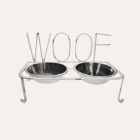 Ciotole In Acciaio Inox Con Supporto In Ferro Per Cani, Facili Da Pulire