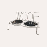 Ciotole In Acciaio Inox Con Supporto In Ferro Per Cani, Facili Da Pulire