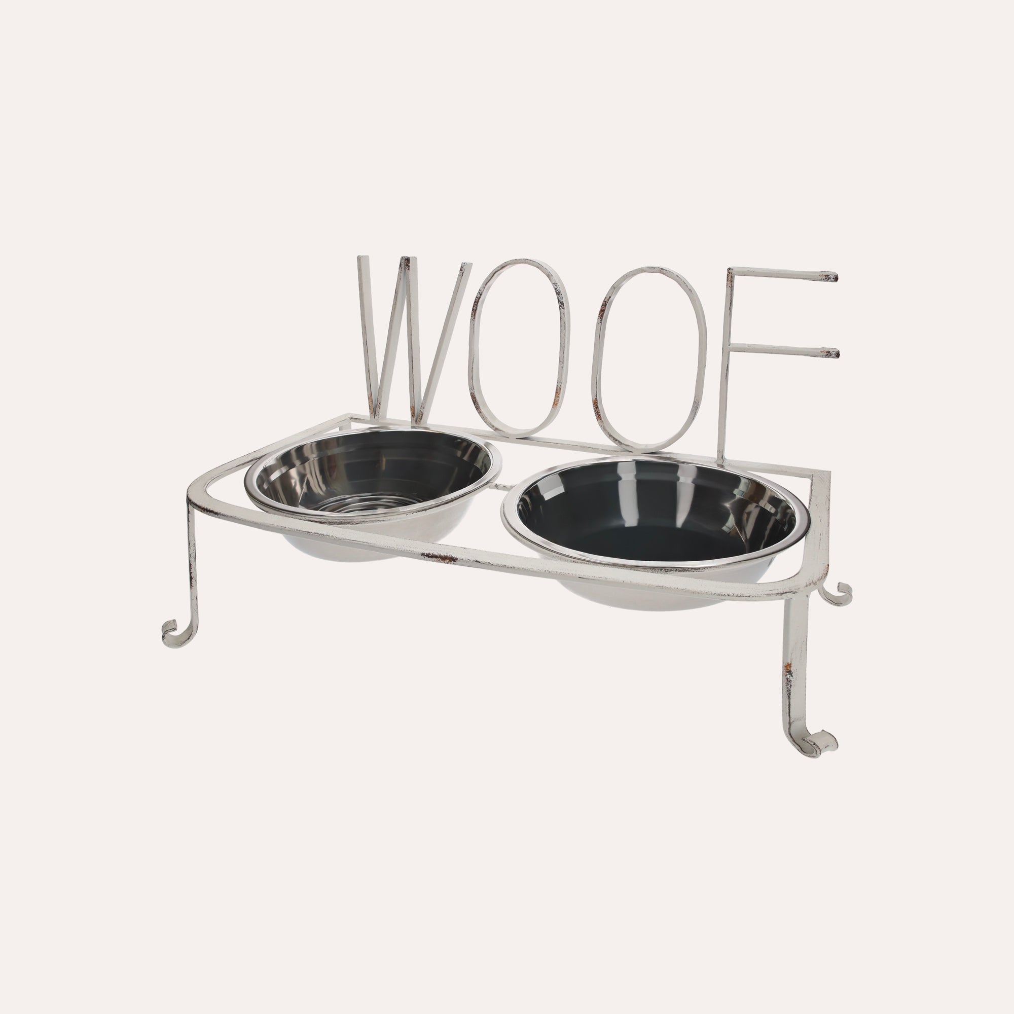 Stainless Steel Dog Bowls with Iron Stand, Easy to Clean