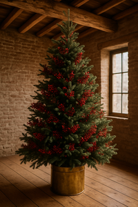 Albero di Natale Verde – altezza cm 213, effetto naturale