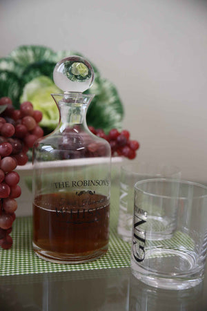 Bottiglia Contenitore Elegante con Tappo a Boule