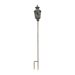 Lantern with Gray Iron Post
