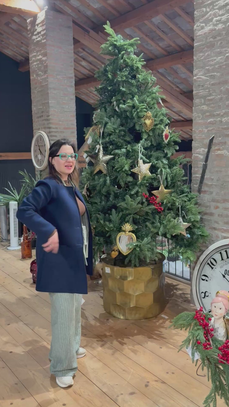 Albero di Natale Verde – altezza cm 213, effetto naturale