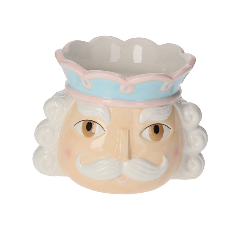 Schiaccianoci Natalizio In Ceramica, Elegante Vaso Per Piante E Oggetti