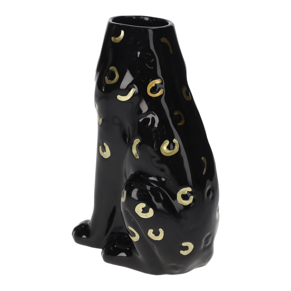 Vaso in Ceramica a Forma di Corpo di Pantera