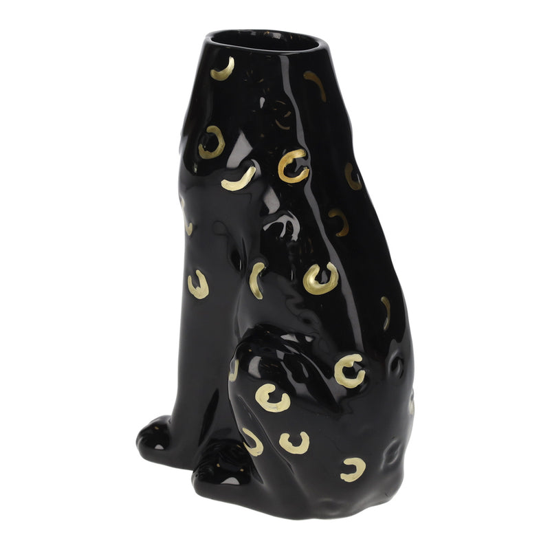 Vaso in Ceramica a Forma di Corpo di Pantera