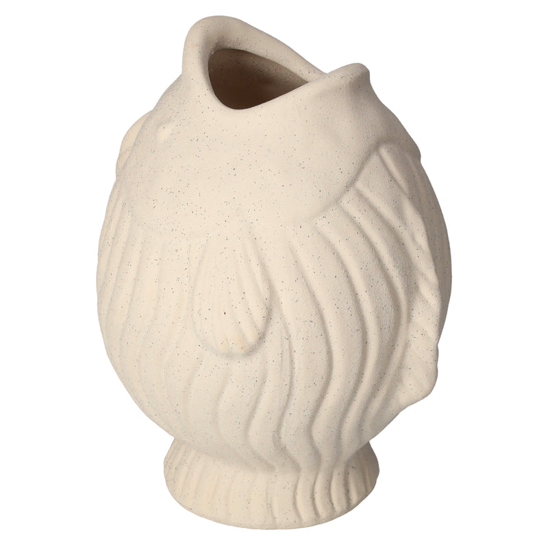Vaso Decorativo a Forma di Pesce in Ceramica